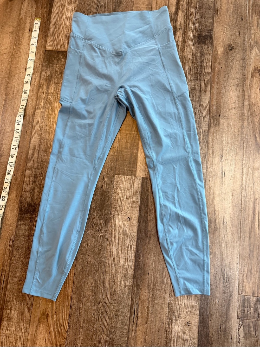 HALARA Sky Blue High-Waist Ankle 7/8 Leggings Sz small